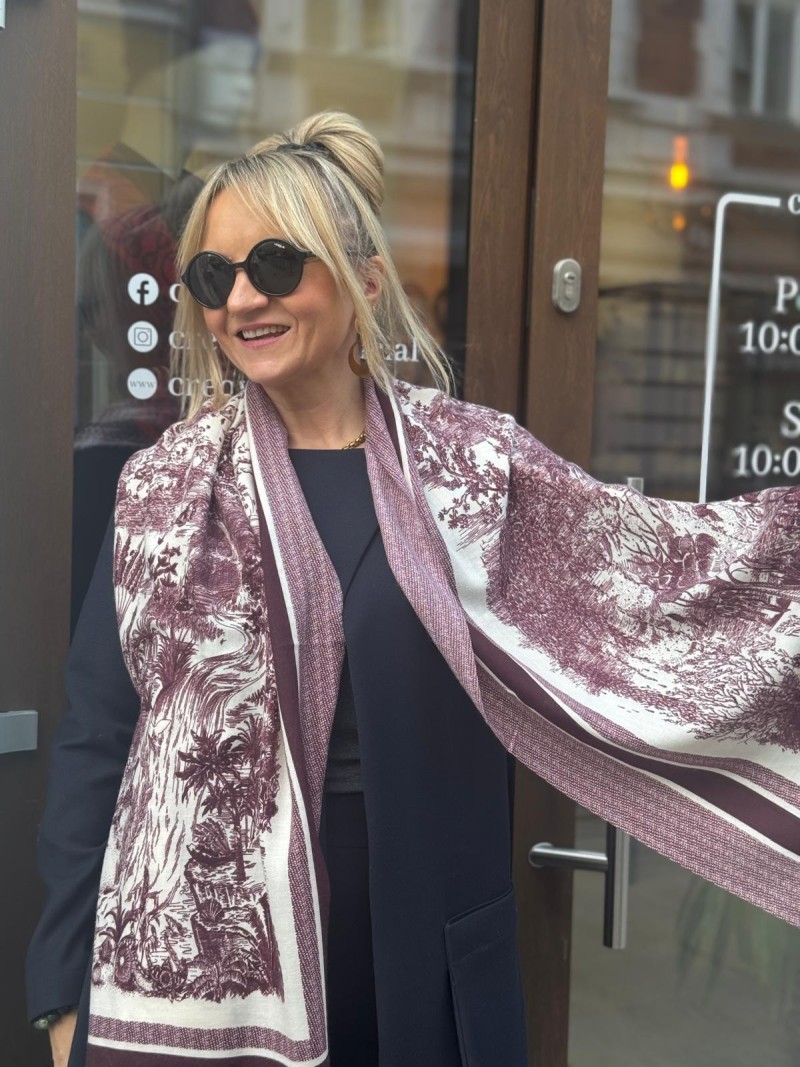 Miniatura produktu Szal Garden&Marsala