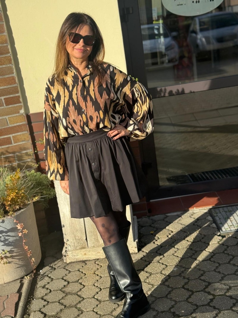 Miniatura produktu Czarna Spódniczka Bawełniana mini Mili Black