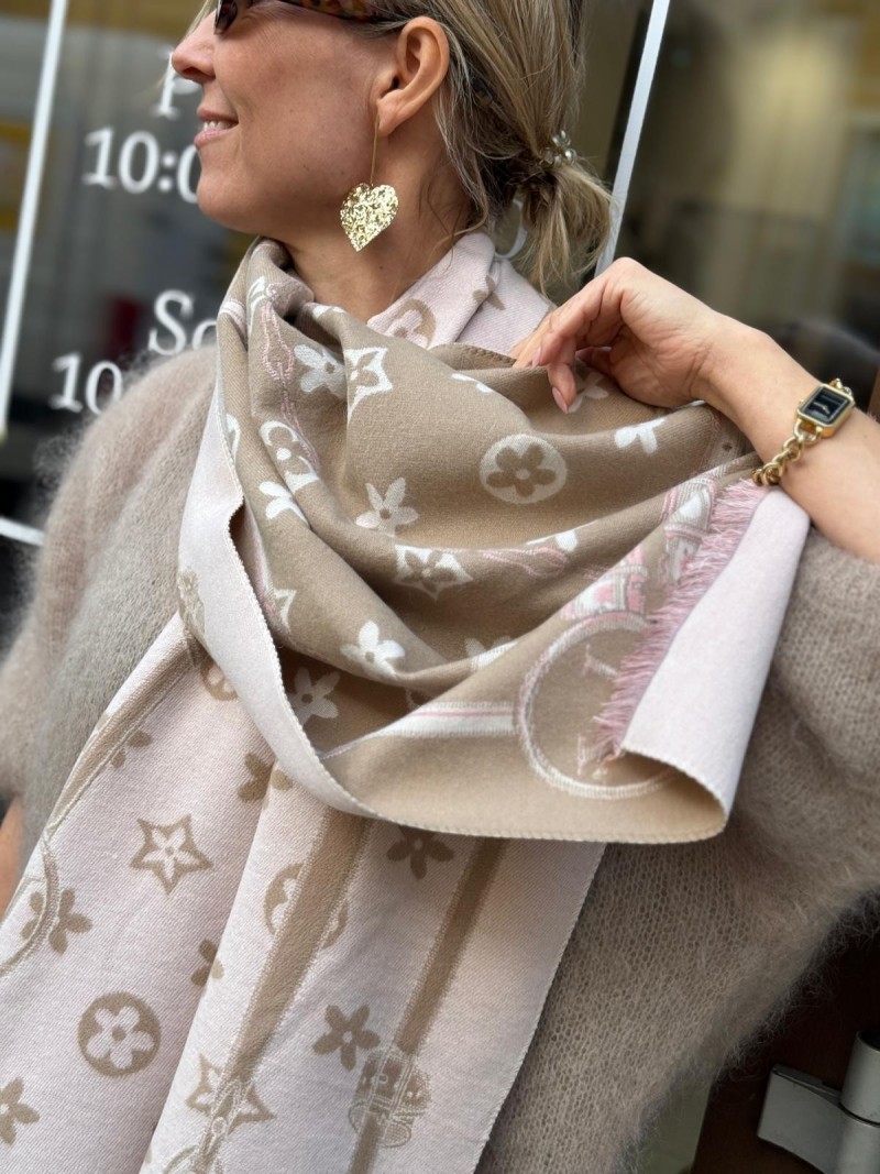 Miniatura produktu Szal Flowers&Cappuccino