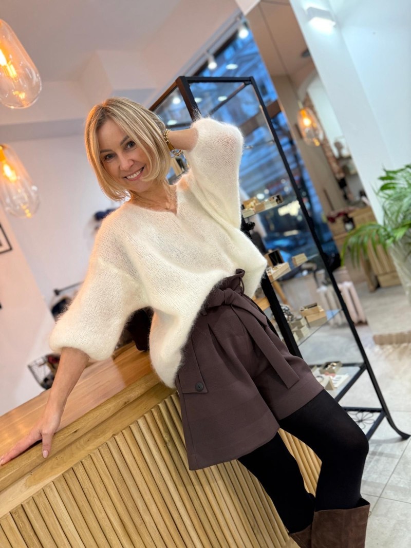 Miniatura produktu Sweter Kid Moher White