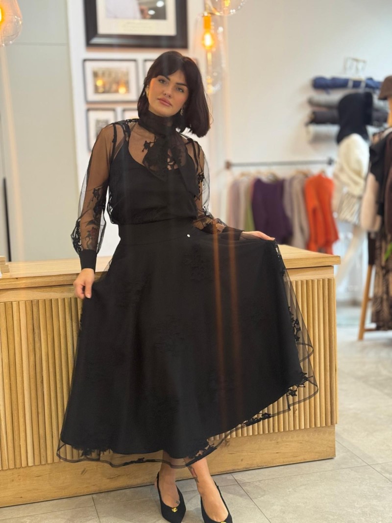 Miniatura produktu Spódnica Leyla Black&Koronka