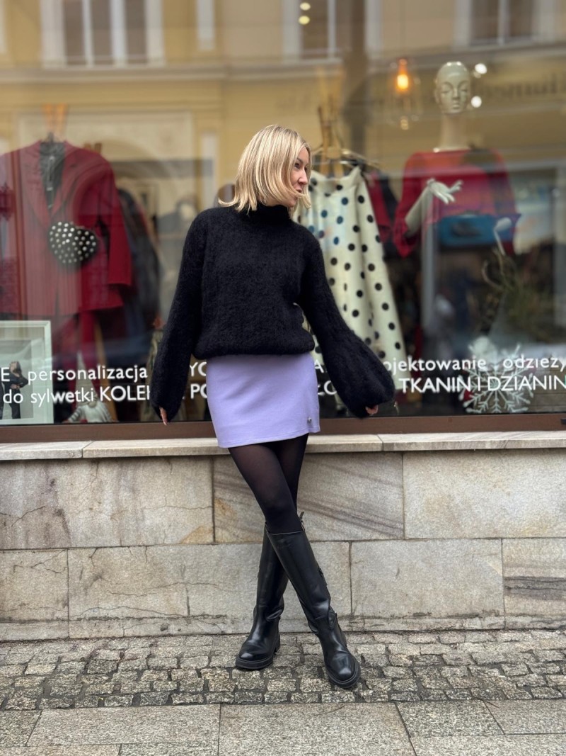 Miniatura produktu Lawendowa Spódniczka Wiskozowa mini Rory Lavender