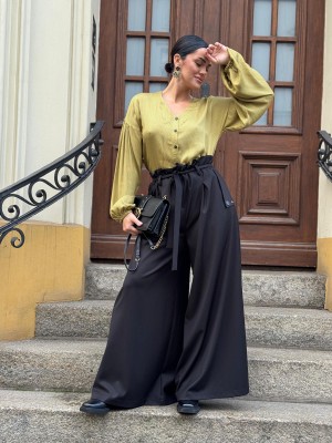 Spodnie Paris Maxi Black