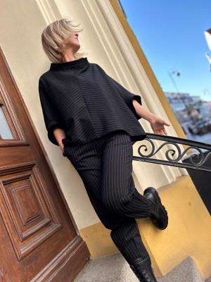 Bluza Oversize Butterfly B&W