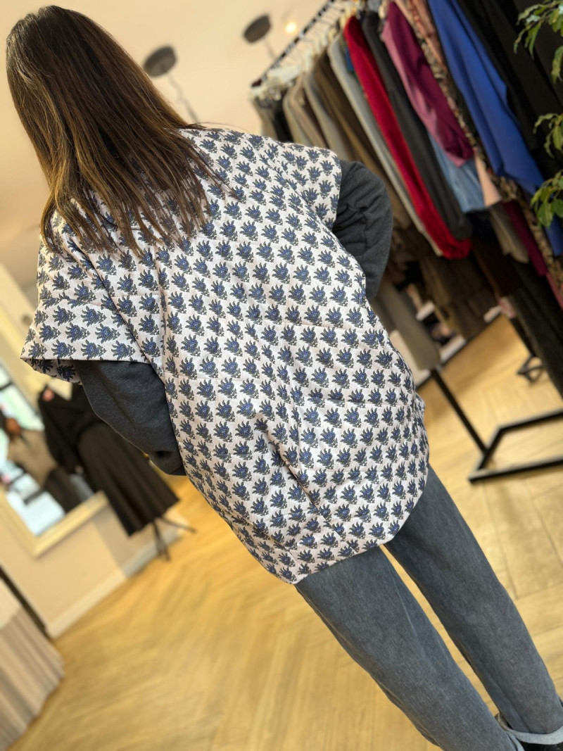 Miniatura produktu Kamizelka Pikowana Flowers