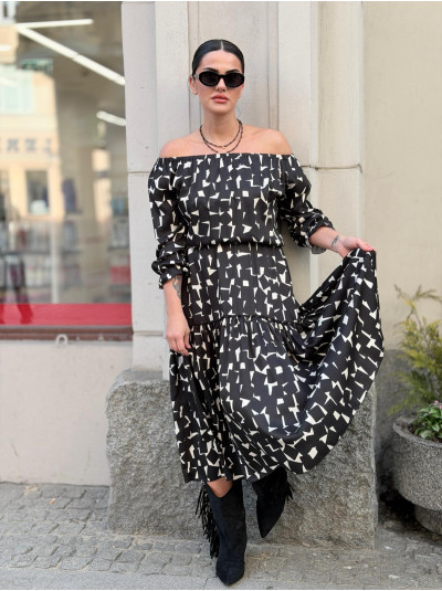 Sukienka Hiszpanka Evita B&W