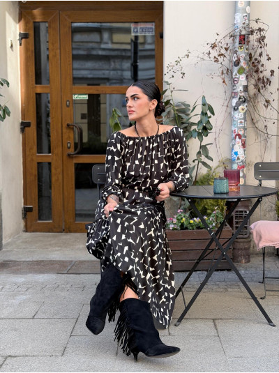 Sukienka Hiszpanka Evita B&W