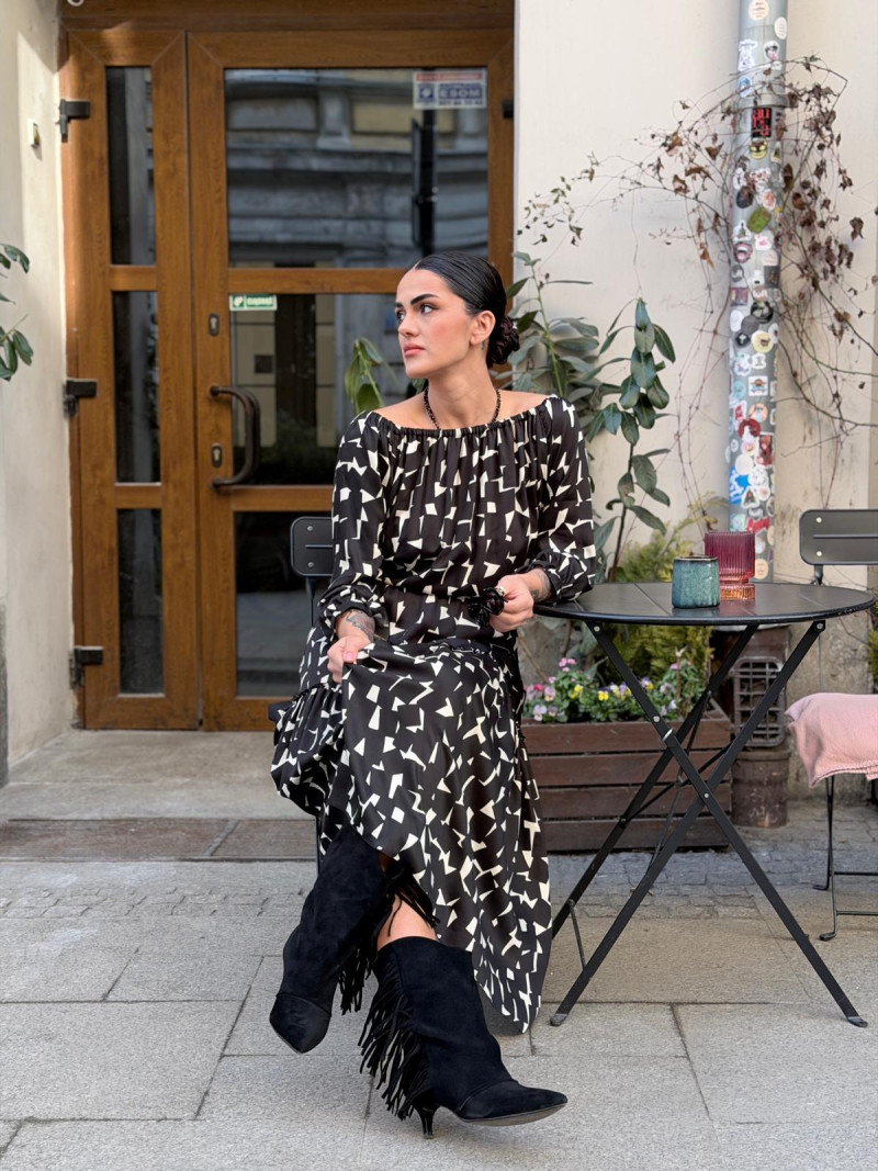 Miniatura produktu Sukienka Hiszpanka Evita B&W