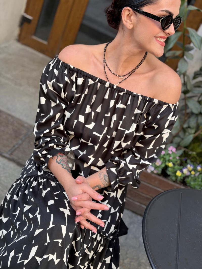 Miniatura produktu Sukienka Hiszpanka Evita B&W