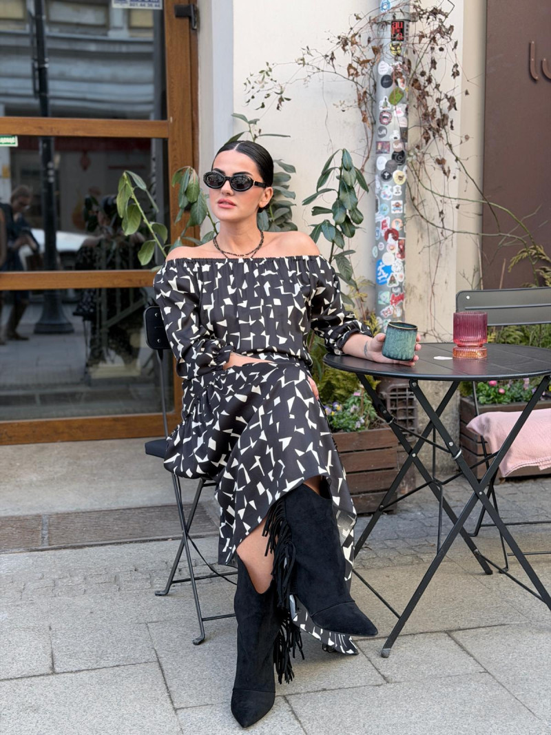 Miniatura produktu Sukienka Hiszpanka Evita B&W