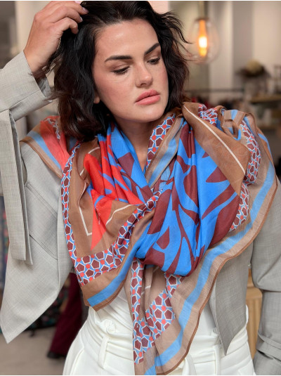 Apaszka Justmine&Turkus