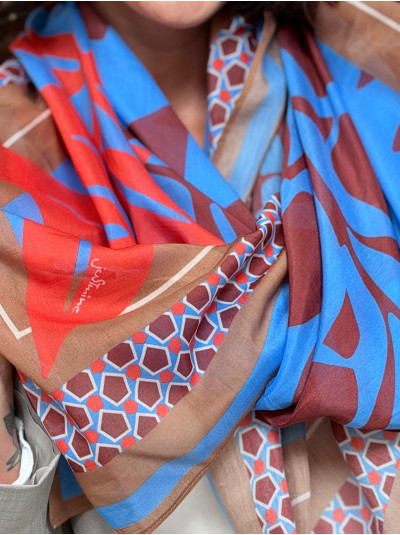 Apaszka Justmine&Turkus