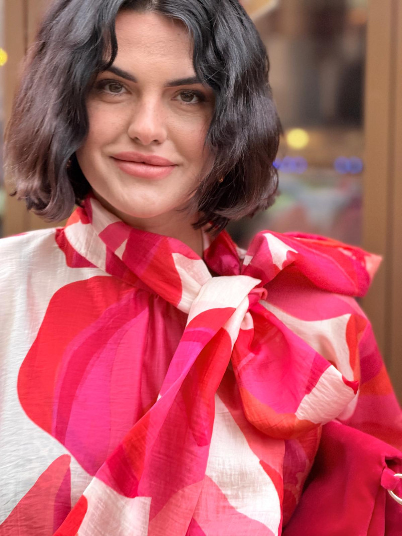 Miniatura produktu Bluzka Felicidad Orange&Flowers