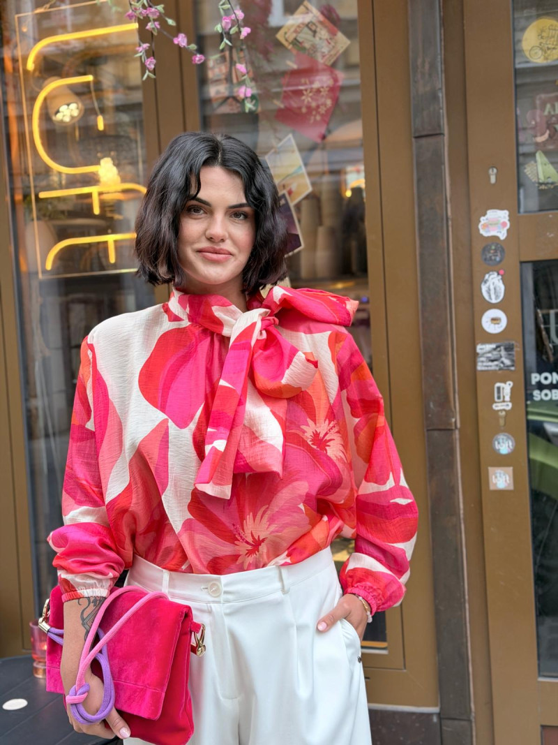 Miniatura produktu Bluzka Felicidad Orange&Flowers