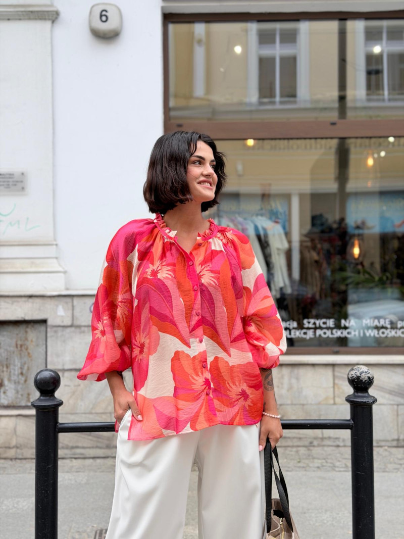 Miniatura produktu Koszula Sally Orange&Flowers