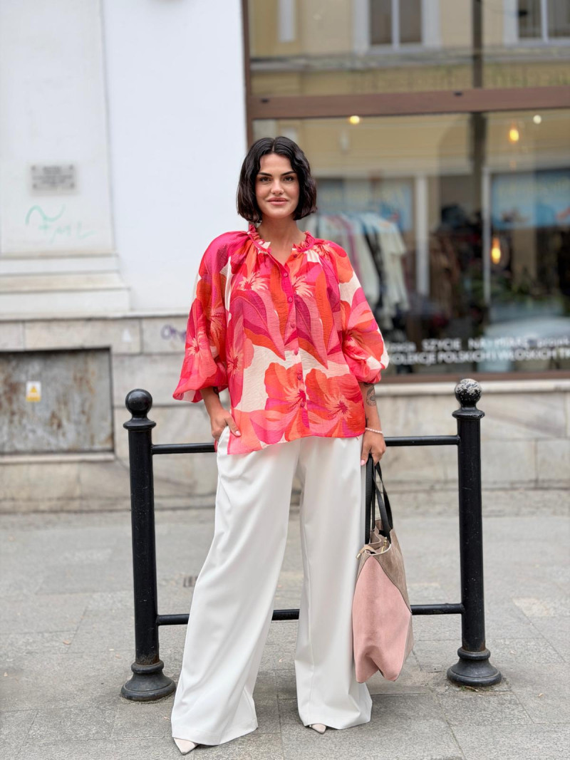 Miniatura produktu Koszula Sally Orange&Flowers