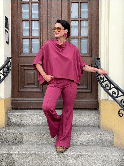 Bluza Oversize Butterfly Rubin