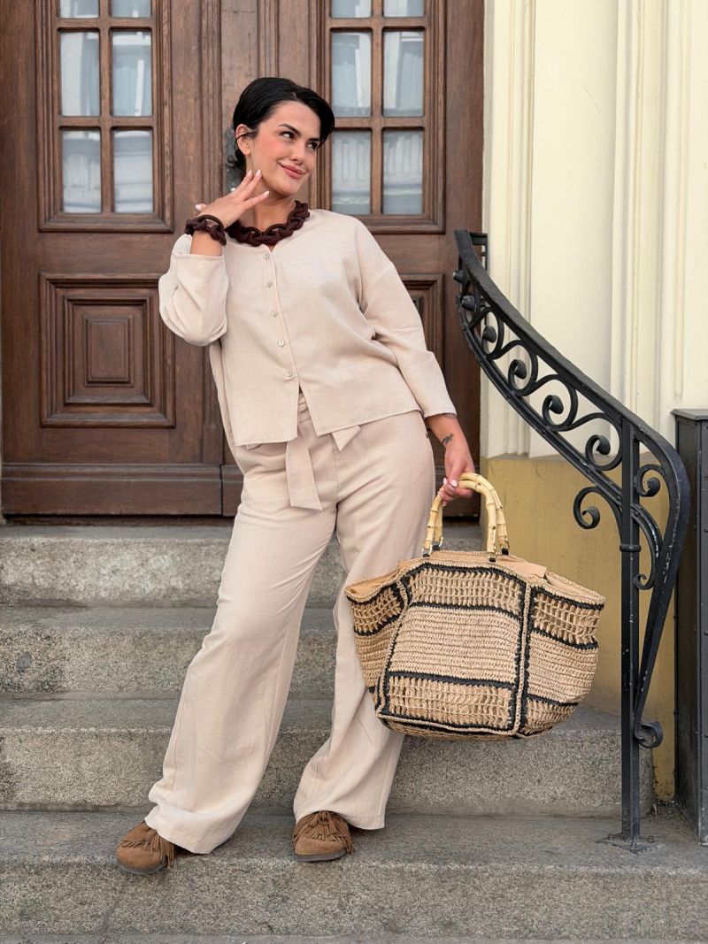 Miniatura produktu Spodnie Culoty Straw Color