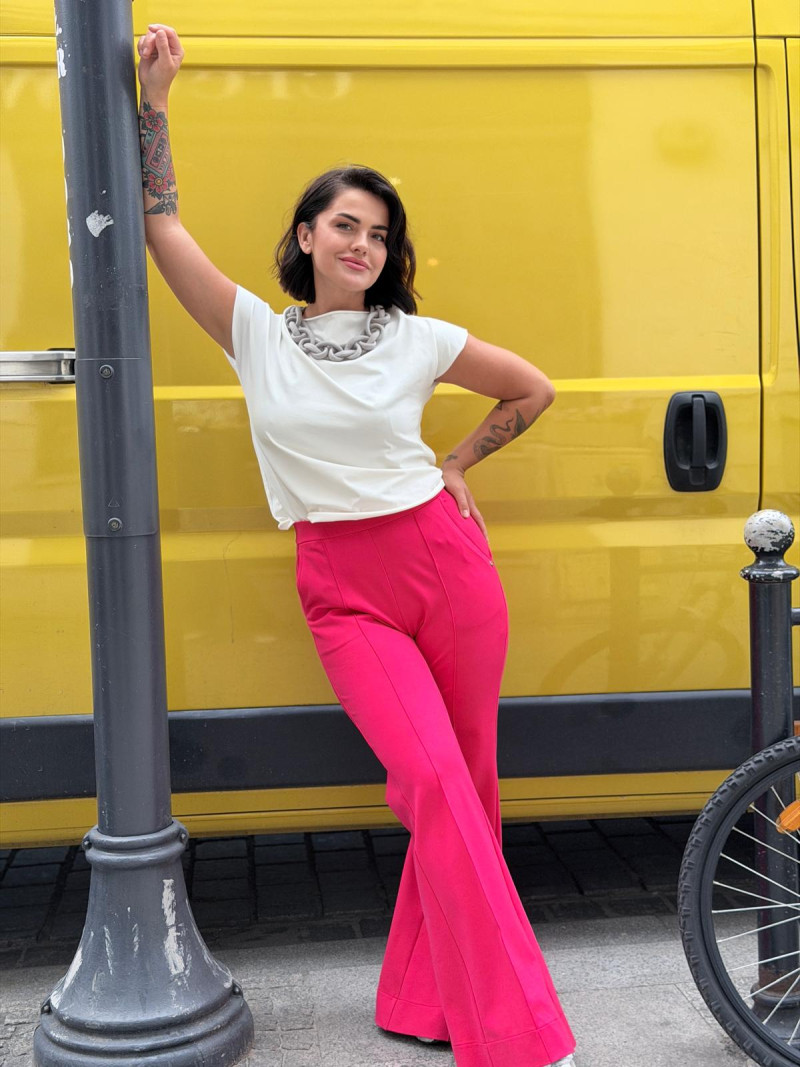 Miniatura produktu Spodnie Flare Magenta