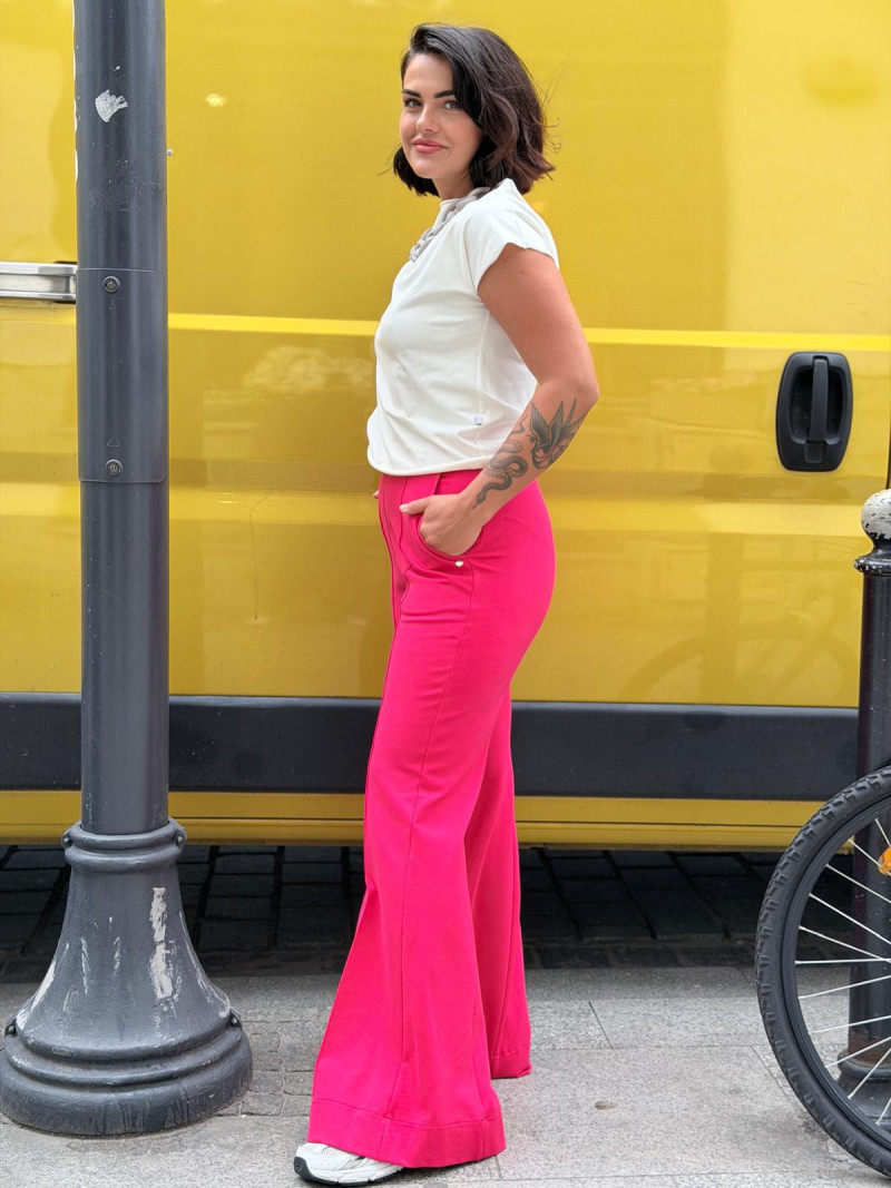Miniatura produktu Spodnie Flare Magenta