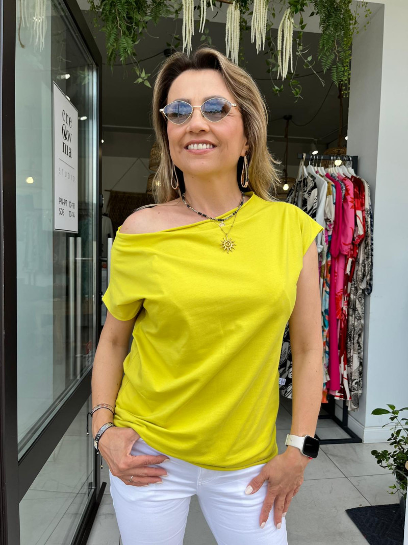 Miniatura produktu Bawełniany T-shirt Cleo Lemon