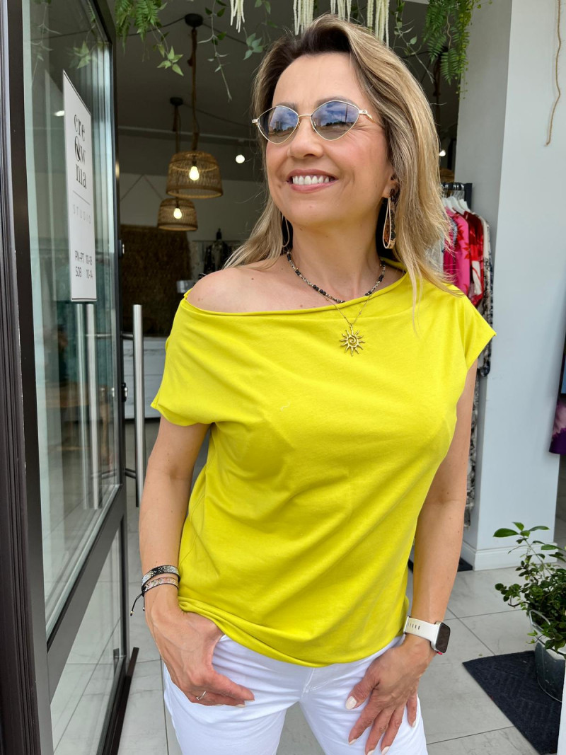 Miniatura produktu Bawełniany T-shirt Cleo Lemon