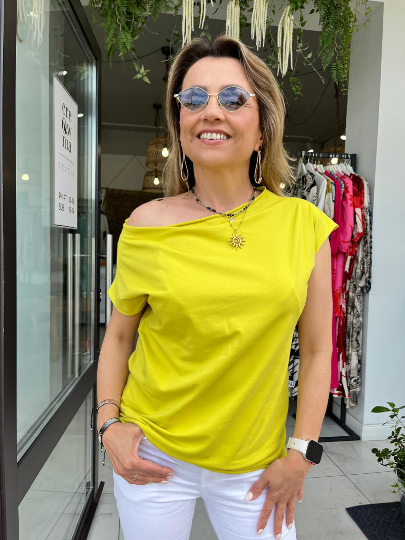 Miniatura produktu Bawełniany T-shirt Cleo Lemon