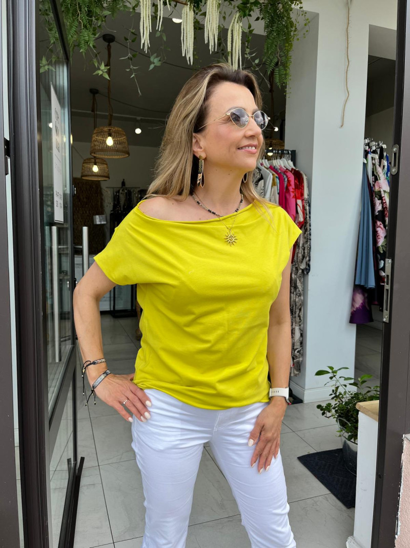 Miniatura produktu Bawełniany T-shirt Cleo Lemon