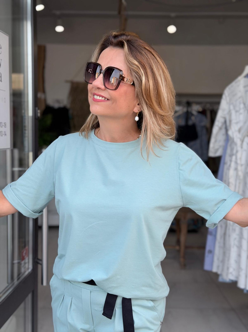 Miniatura produktu Bawełniany Miętowy T-shirt Matt Mint&Cotton