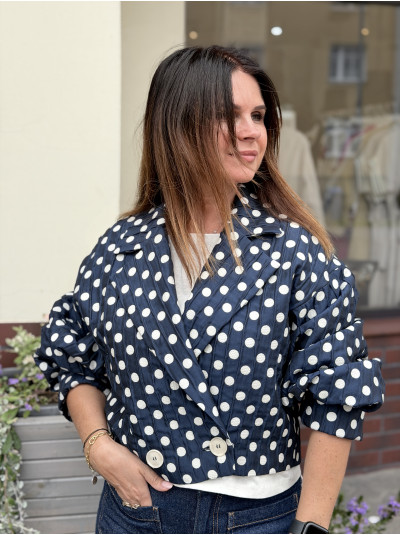Kurtka Maddy Navy&Dots