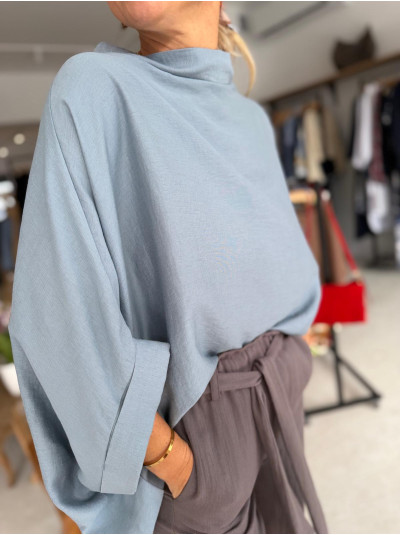 Bluza Oversize Butterfly Blue&Len